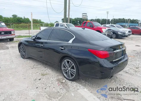 2014 Infiniti Q50 Premium from USA, damaged, VIN JN1BV7AR2EM699831